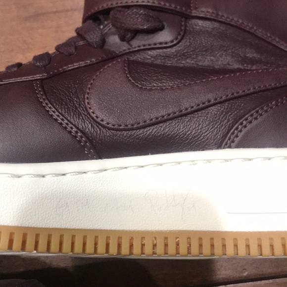 Nike WMNS Air Force 1 Upstep Warrior burgundy 7 - Picture 5 of 6
